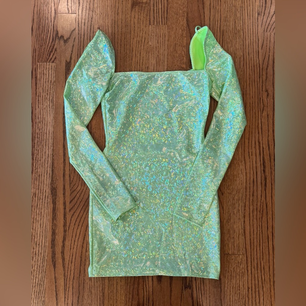 Lucy in the Sky Neon Green Dress